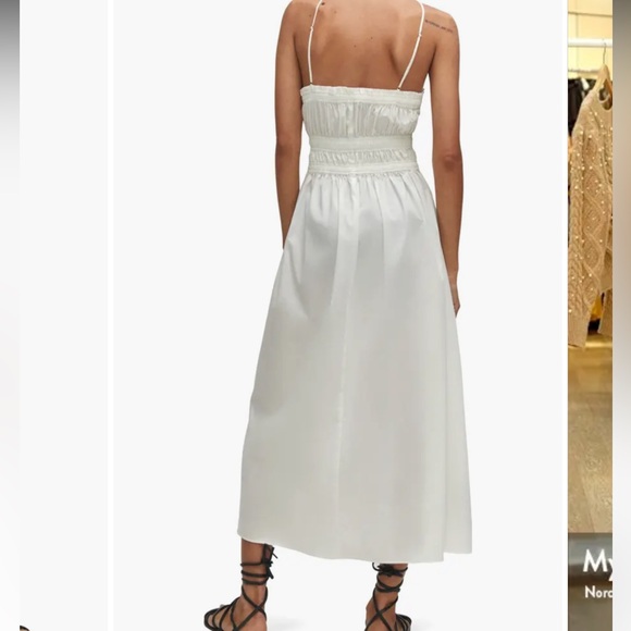 NWT Mango White  Dress color is off white - Picture 2 of 8